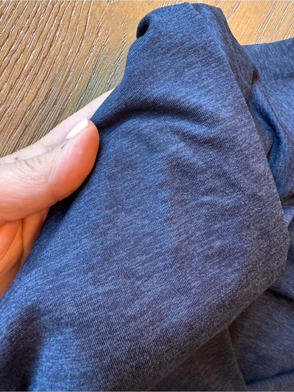 Athleta Women’s Uptempo Long Sleeve Hoodie in Dark Blue - Picture 4 of 4